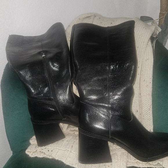 Vince Camuto Sangeti Black Heeled Boots - Picture 3 of 6